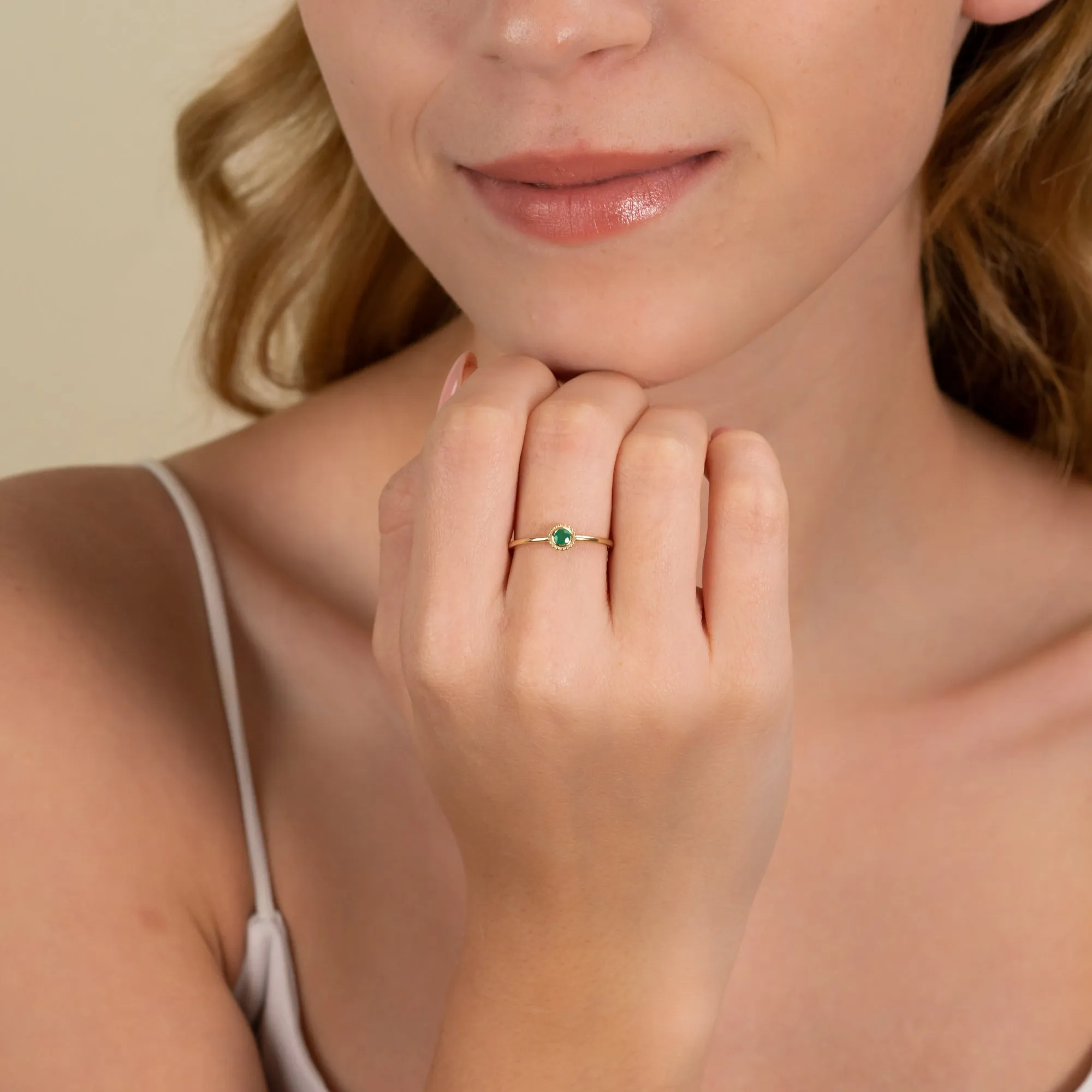 Emerald Art Deco Ring, Winnie