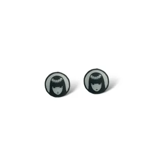 Emily The Strange? Logo Glow Studs