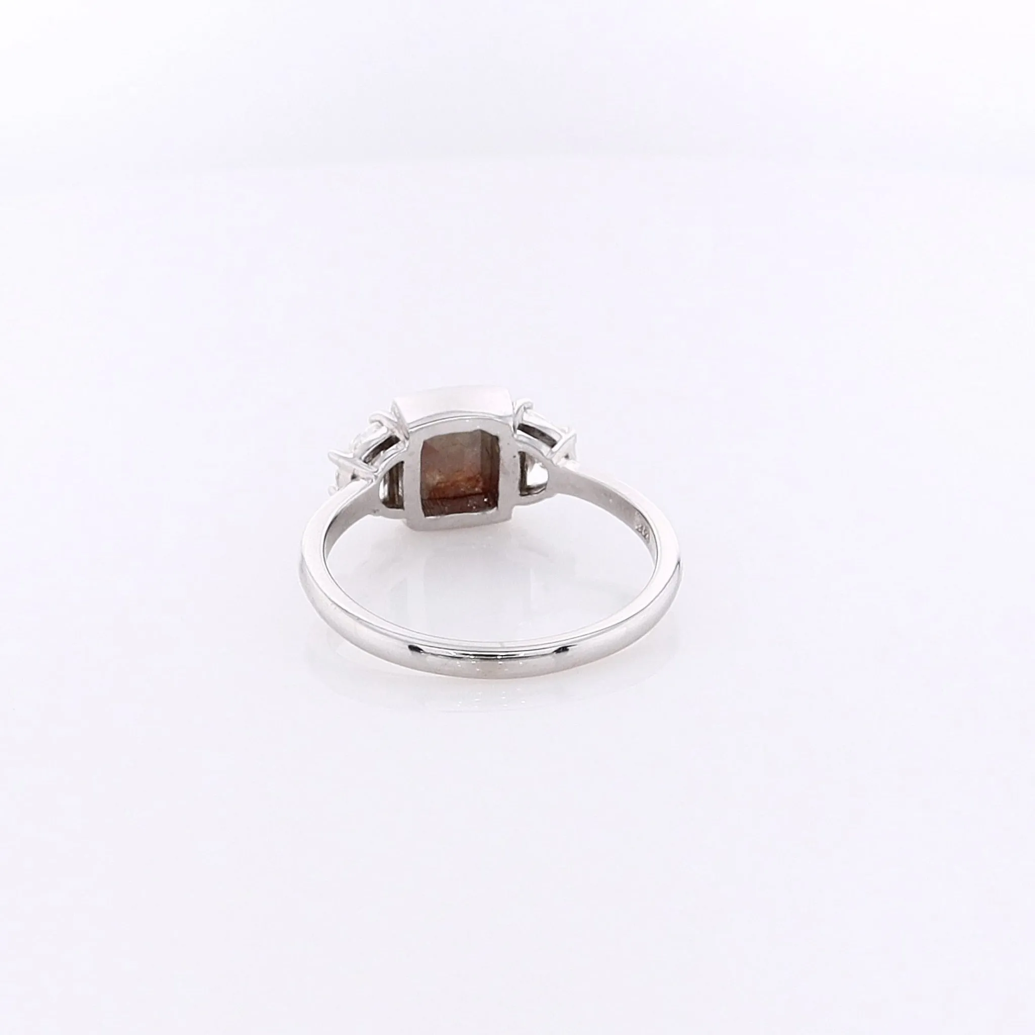 Estate 14k White Gold Salt and Pepper Diamond Ring