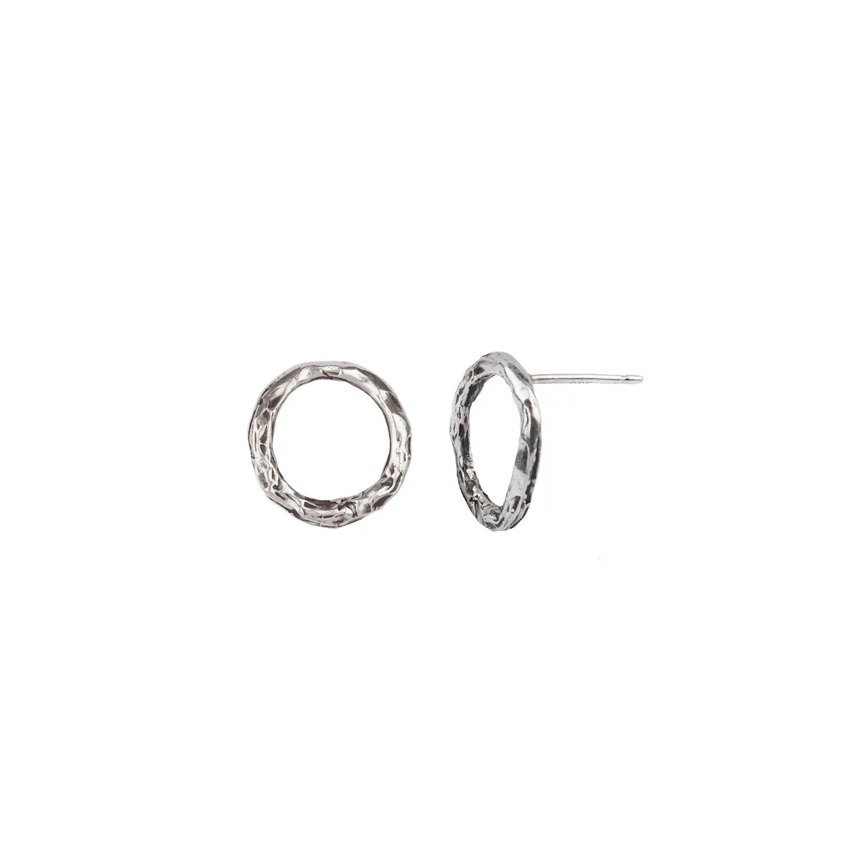 Extra Small Open Circle Studs