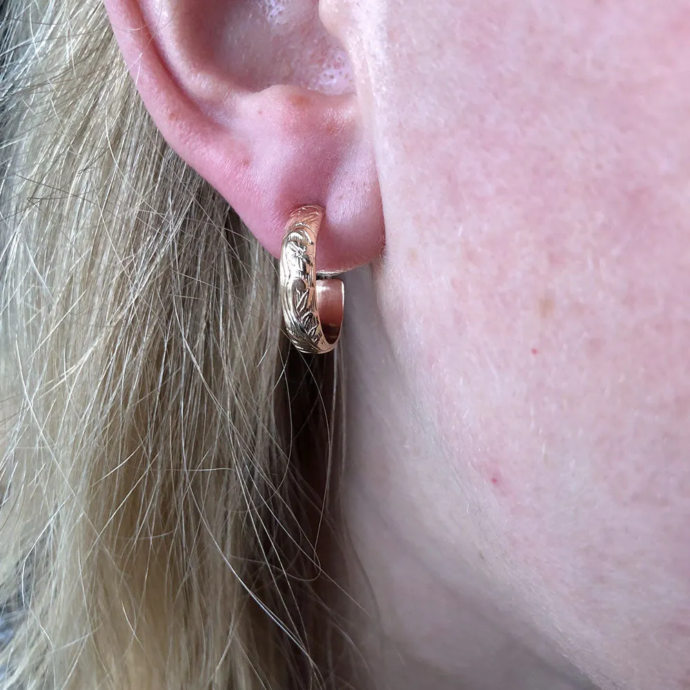Flora Hoop Earrings