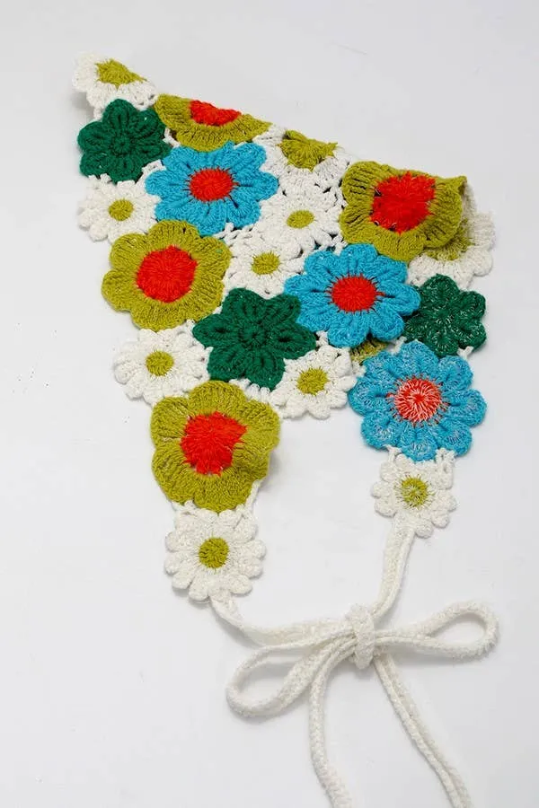 Flower Hair Scarf