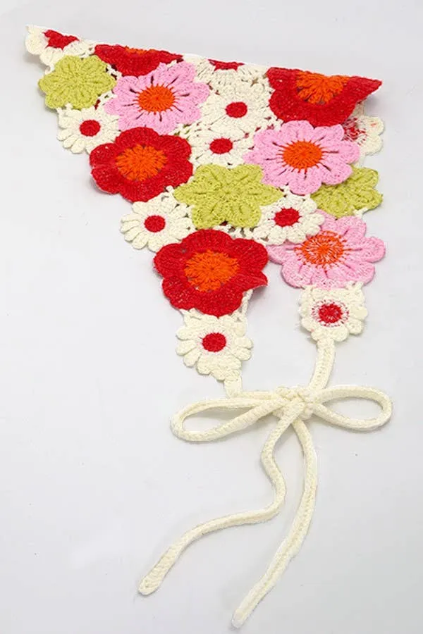 Flower Hair Scarf