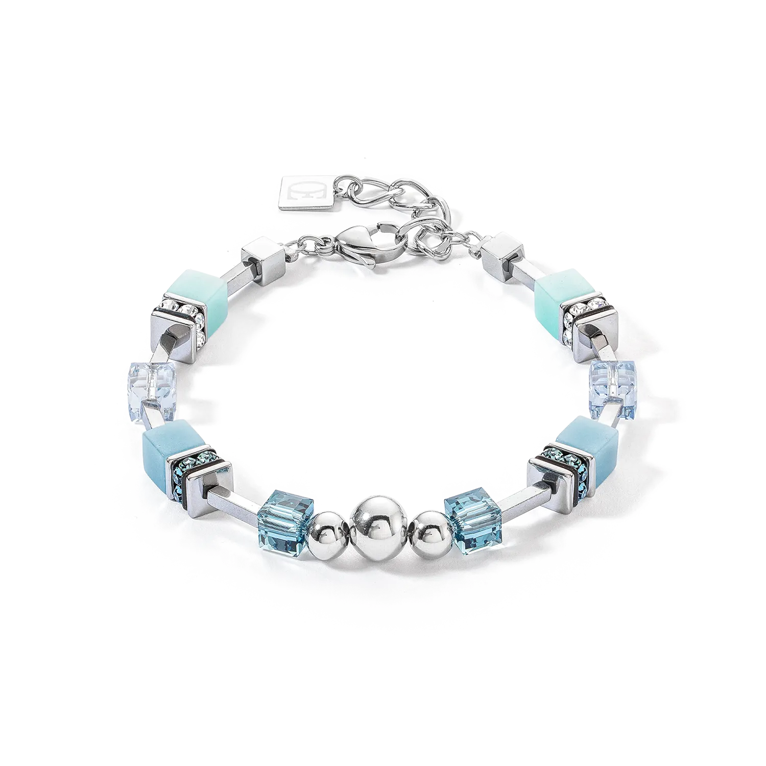 GeoCUBE? Fusion Spheres bracelet ice blue