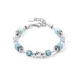 GeoCUBE? Fusion Spheres bracelet ice blue