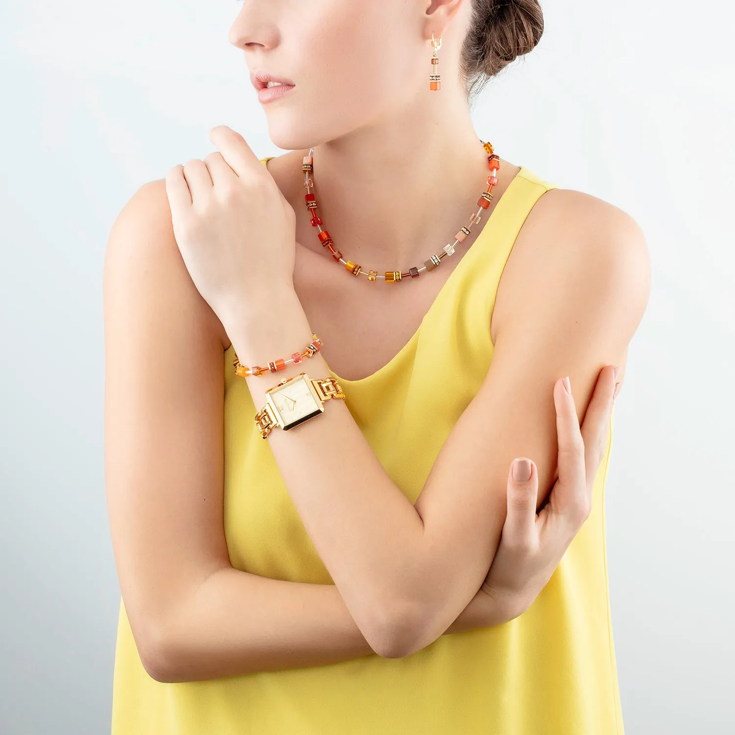 GeoCUBE? Iconic bracelet Sunset gold