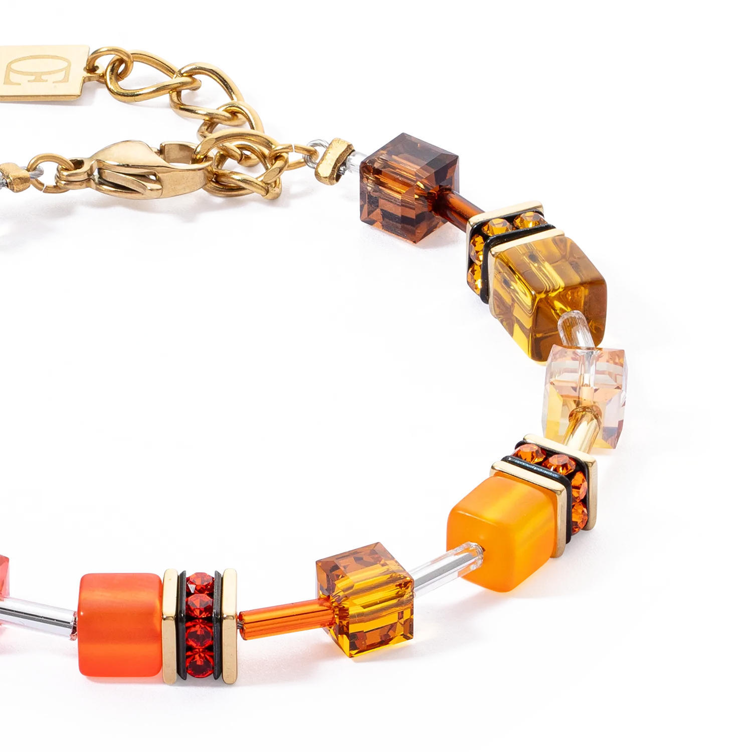 GeoCUBE? Iconic bracelet Sunset gold