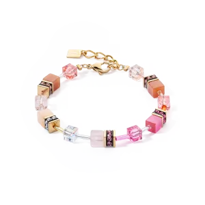 GeoCUBE? Iconic Precious bracelet rose-orange