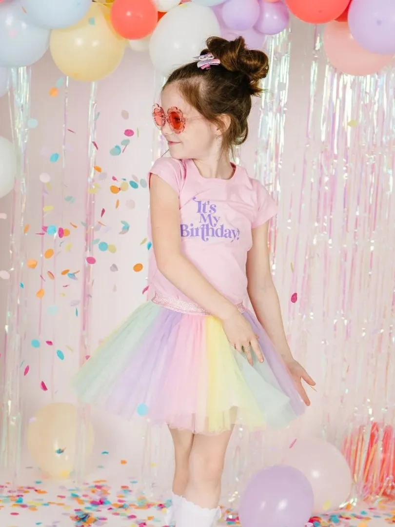 Glitter 3rd Birthday Hair Clip
