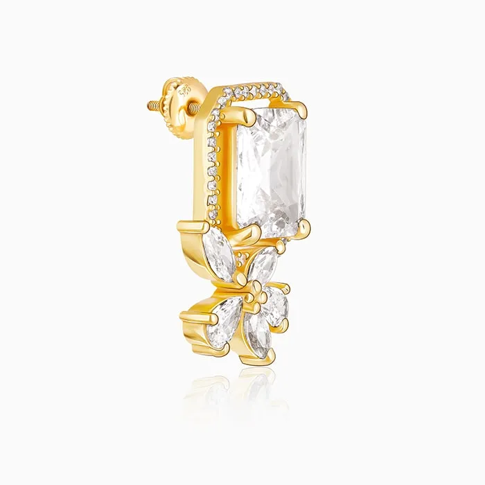 Golden Nature's Artistry Earrings