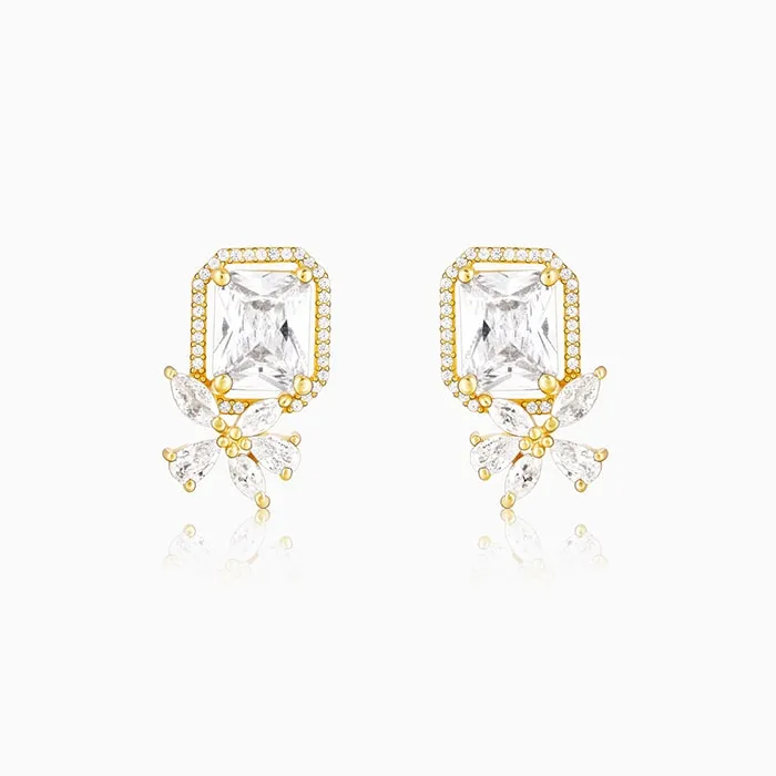 Golden Nature's Artistry Earrings