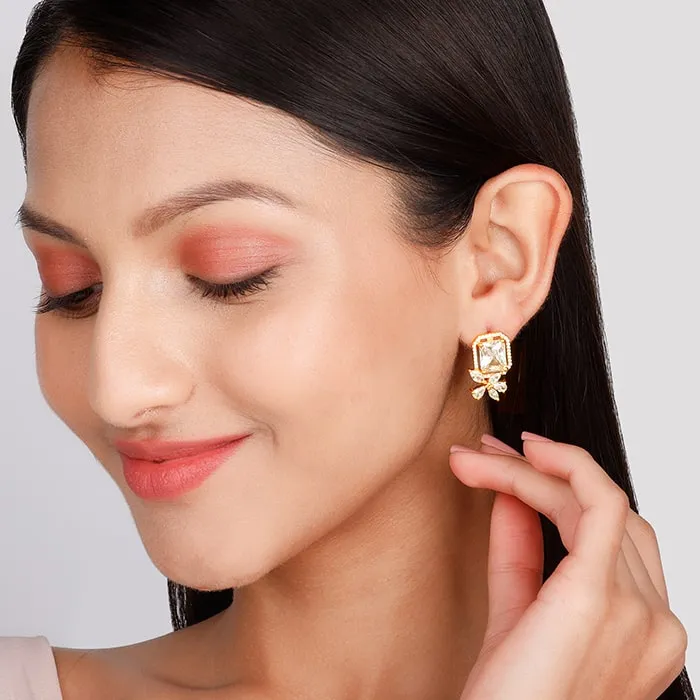 Golden Nature's Artistry Earrings