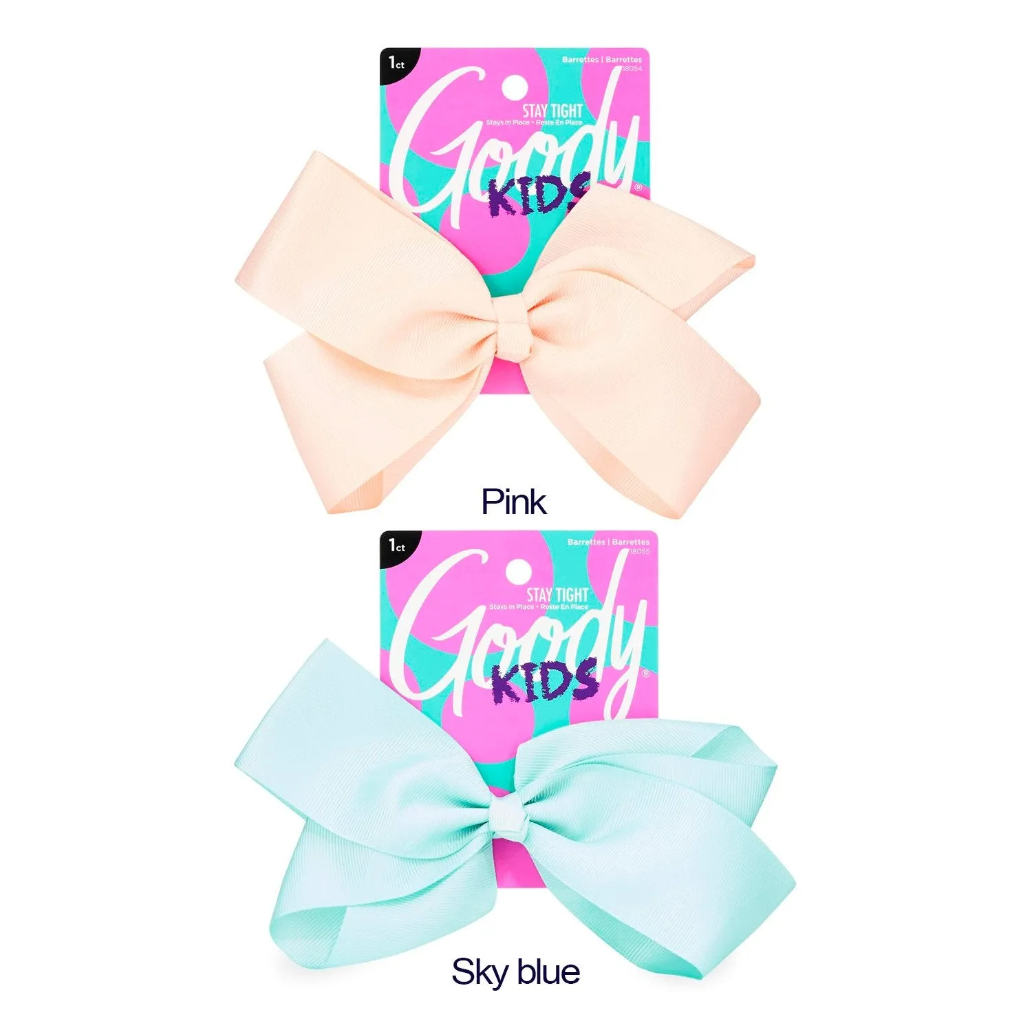 Goody Kids Stay Tight Jumbo Barrettes Bow
