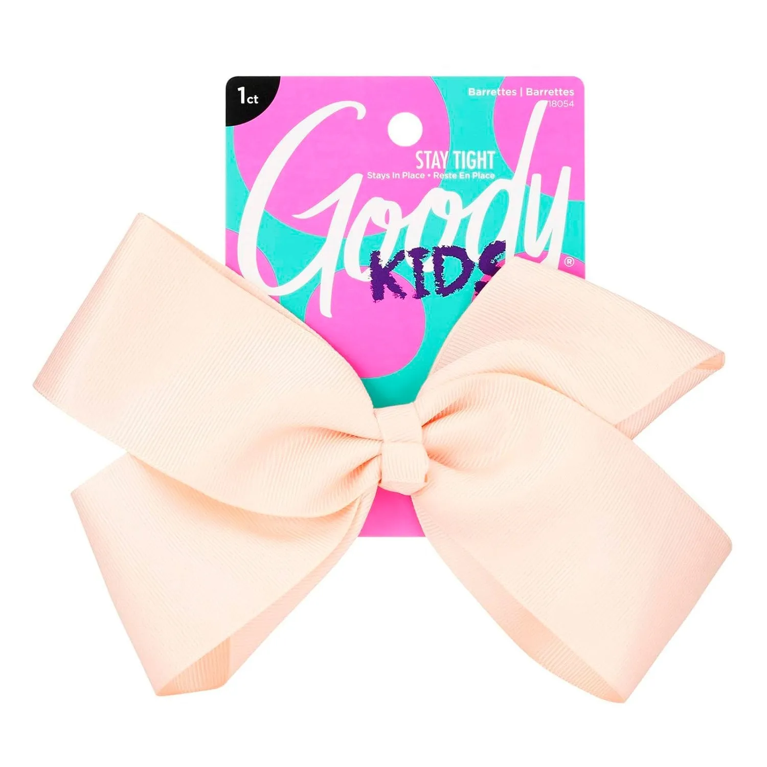 Goody Kids Stay Tight Jumbo Barrettes Bow