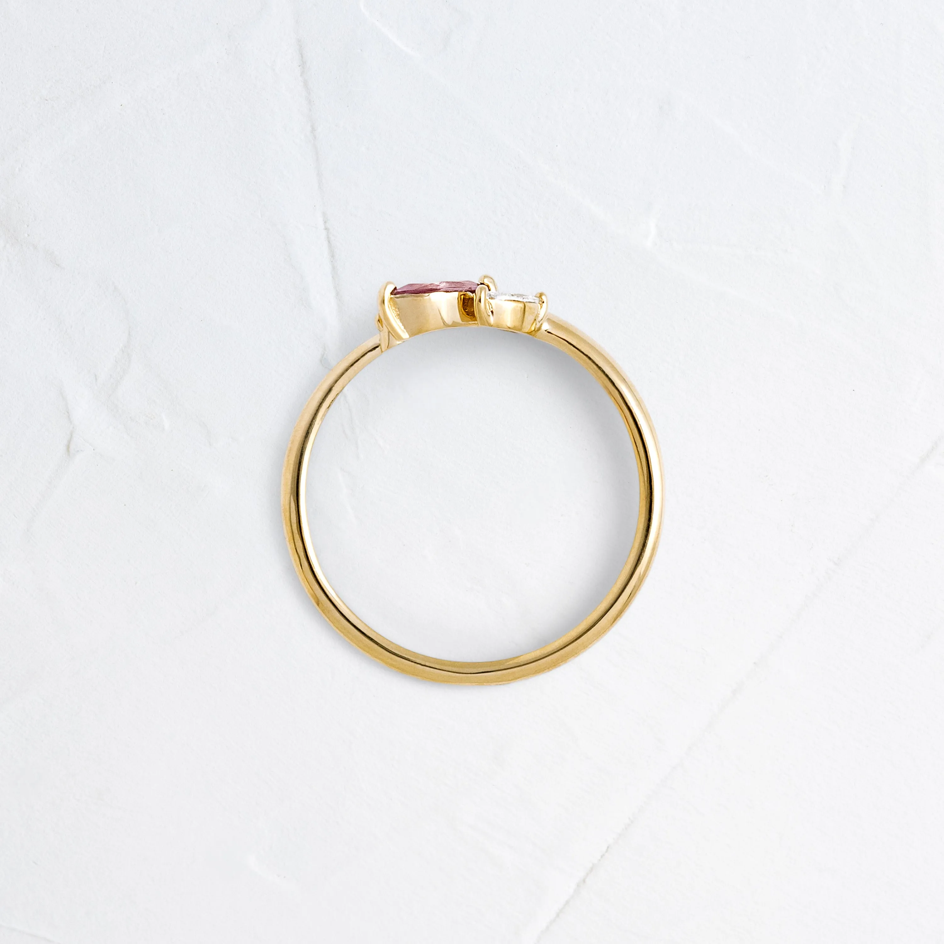 Grand Cresting Ring - Dusty Rose