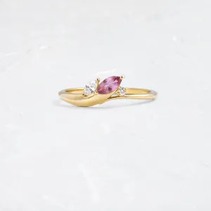 Grand Cresting Ring - Dusty Rose