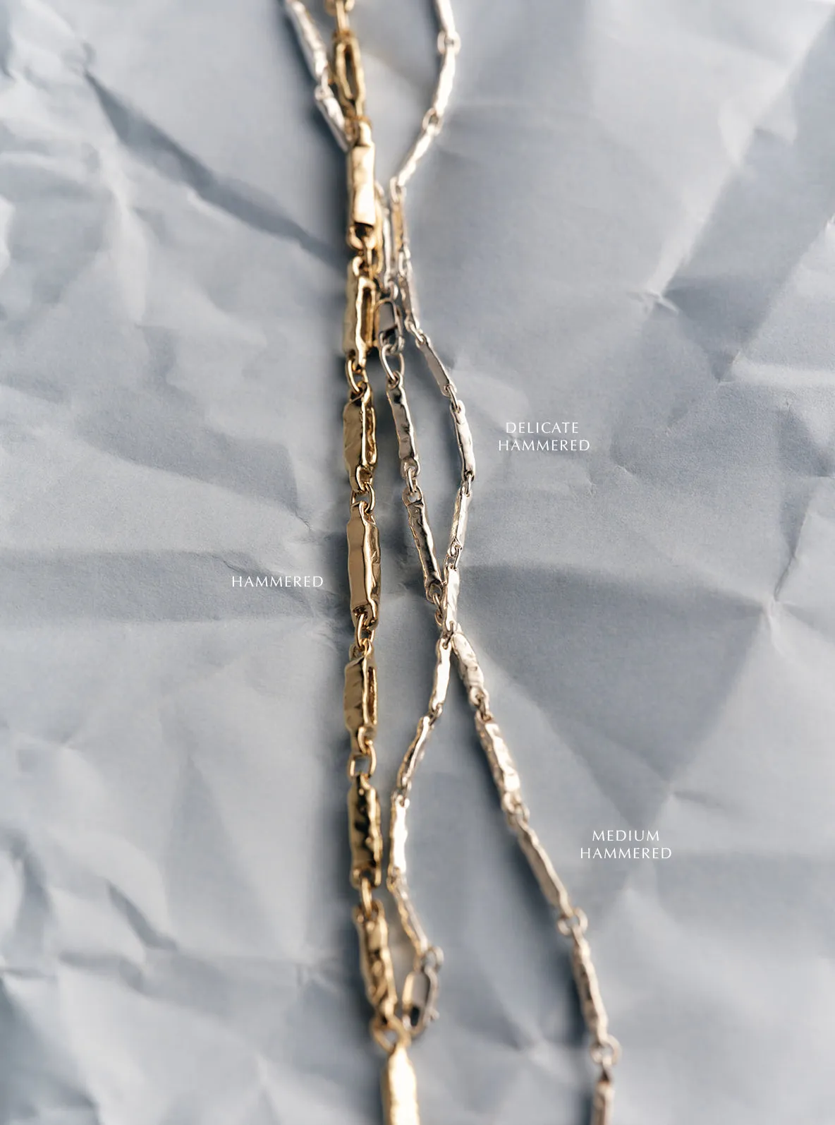 Hammered Bracelet Medium | Mixed Metal