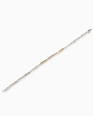 Hammered Bracelet Medium | Mixed Metal