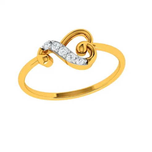 Heart Frame Collector's Choice Dazzling 14KT Gold Ring