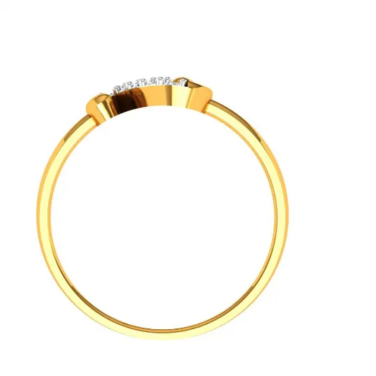 Heart Frame Collector's Choice Dazzling 14KT Gold Ring