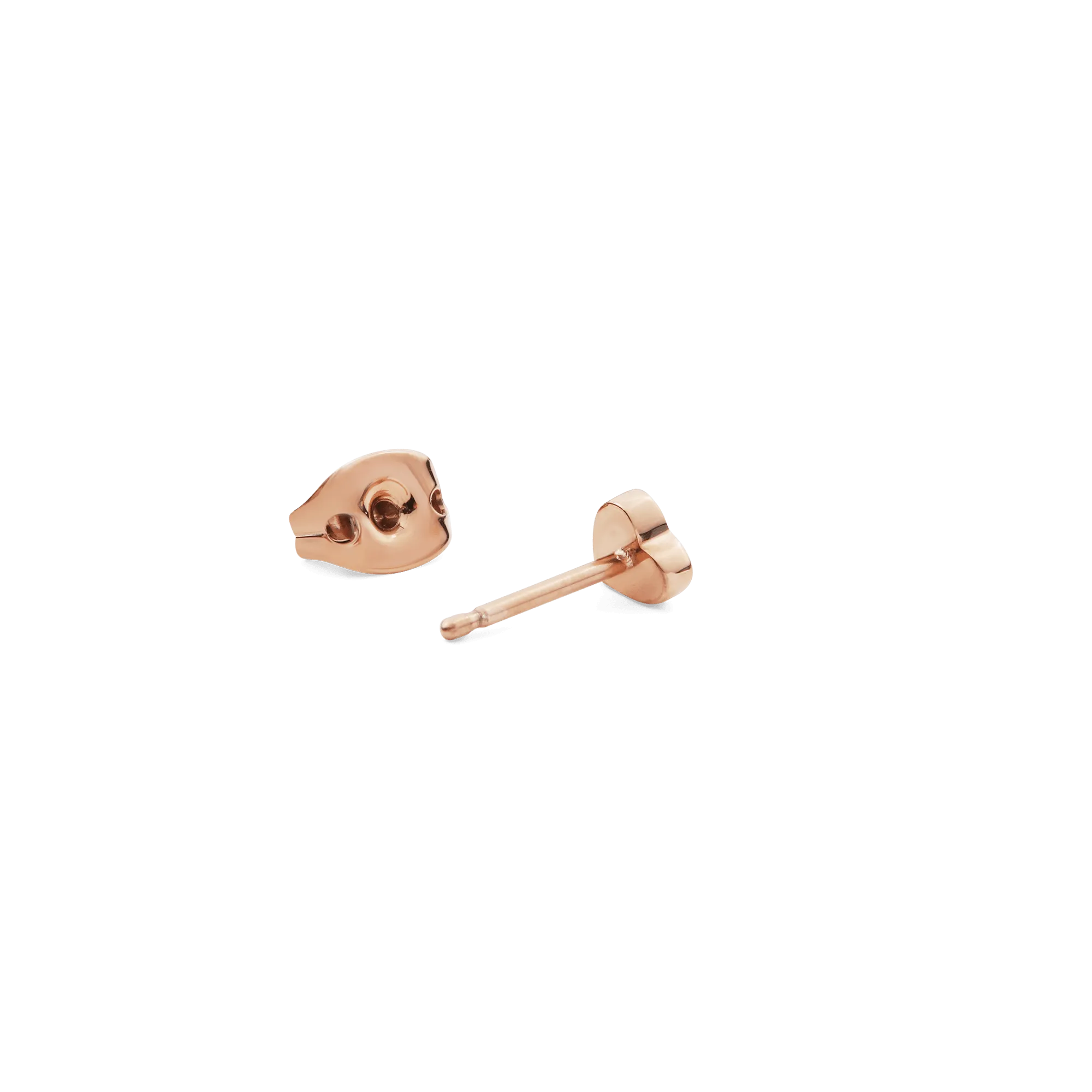 Heart Stud Rose Gold