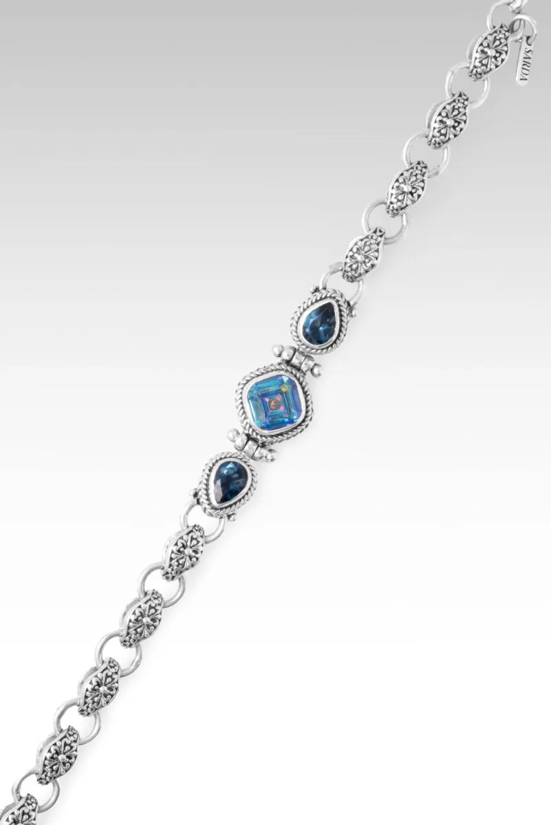 Heartfelt Devotion Bracelet? in True Picasso? Mystic Quartz & London Blue Topaz