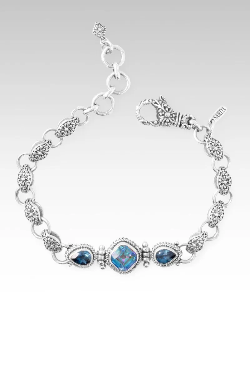 Heartfelt Devotion Bracelet? in True Picasso? Mystic Quartz & London Blue Topaz
