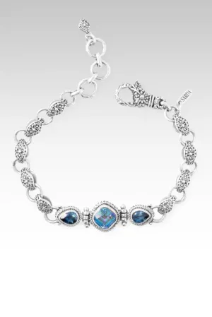 Heartfelt Devotion Bracelet? in True Picasso? Mystic Quartz & London Blue Topaz