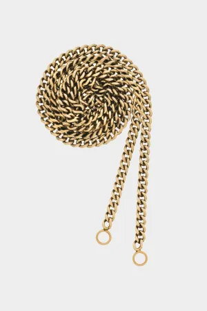 Heavy Curb Chain - 16", Yellow Gold