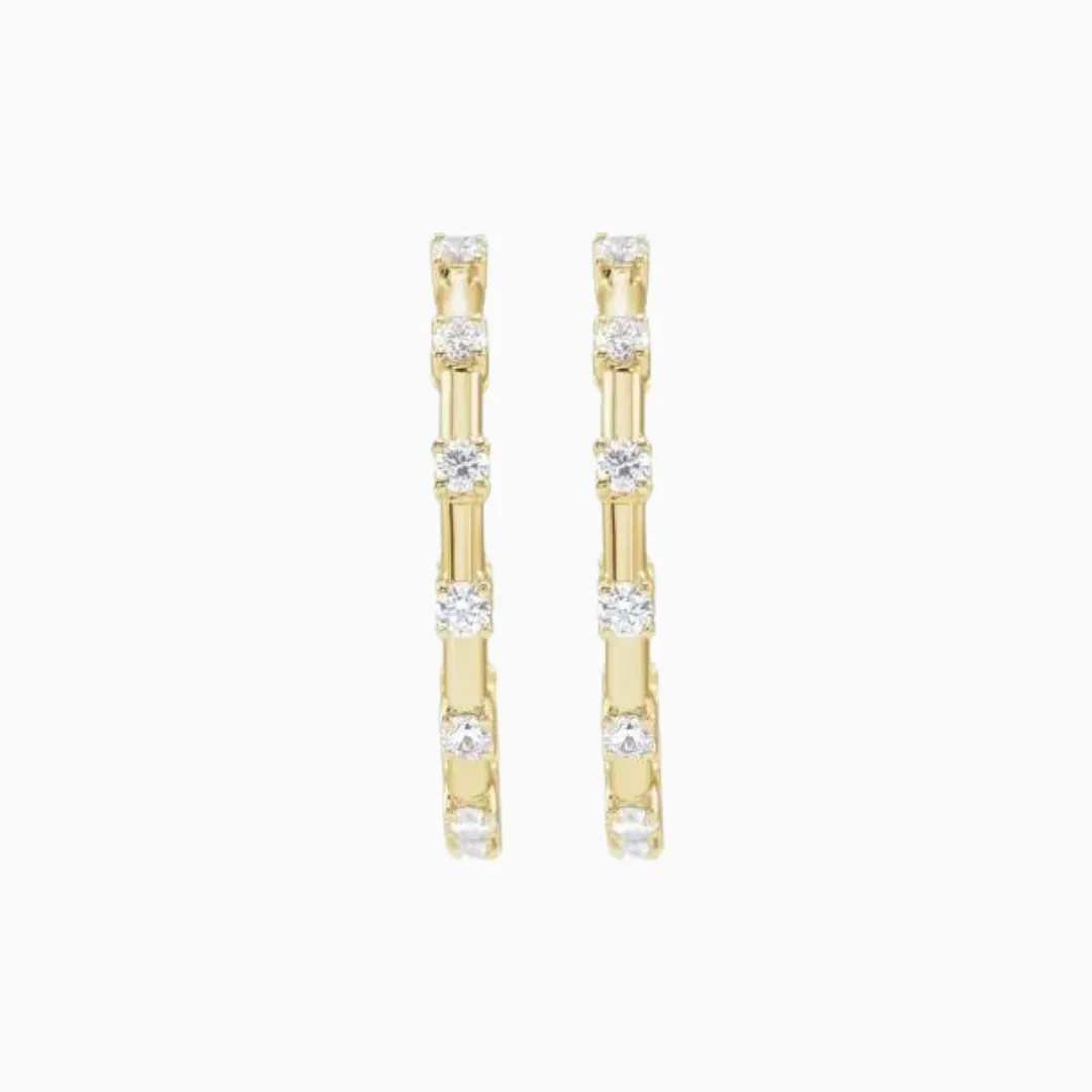 Inside-Outside Hoop Earrings