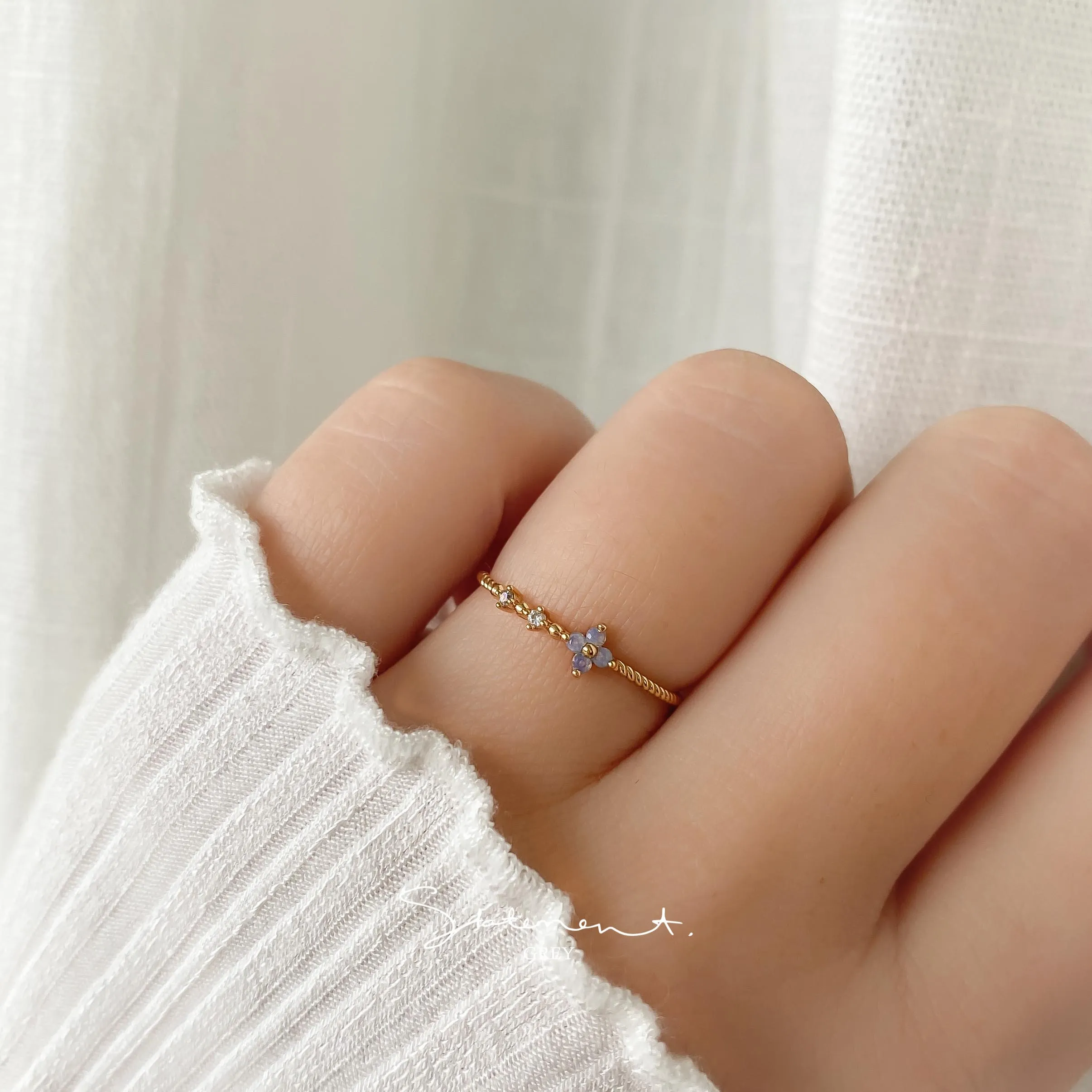 Iris Blossom Ring