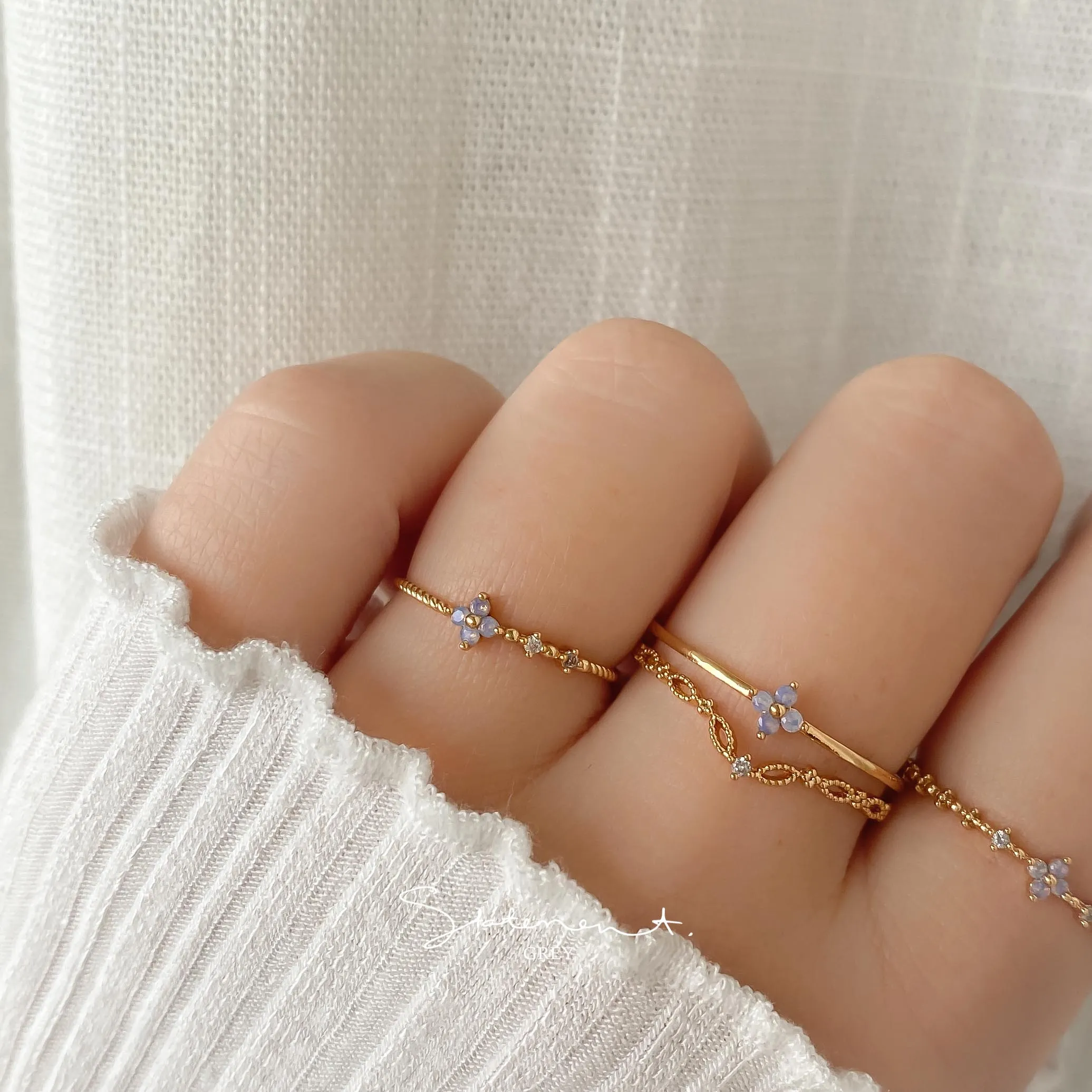 Iris Blossom Ring
