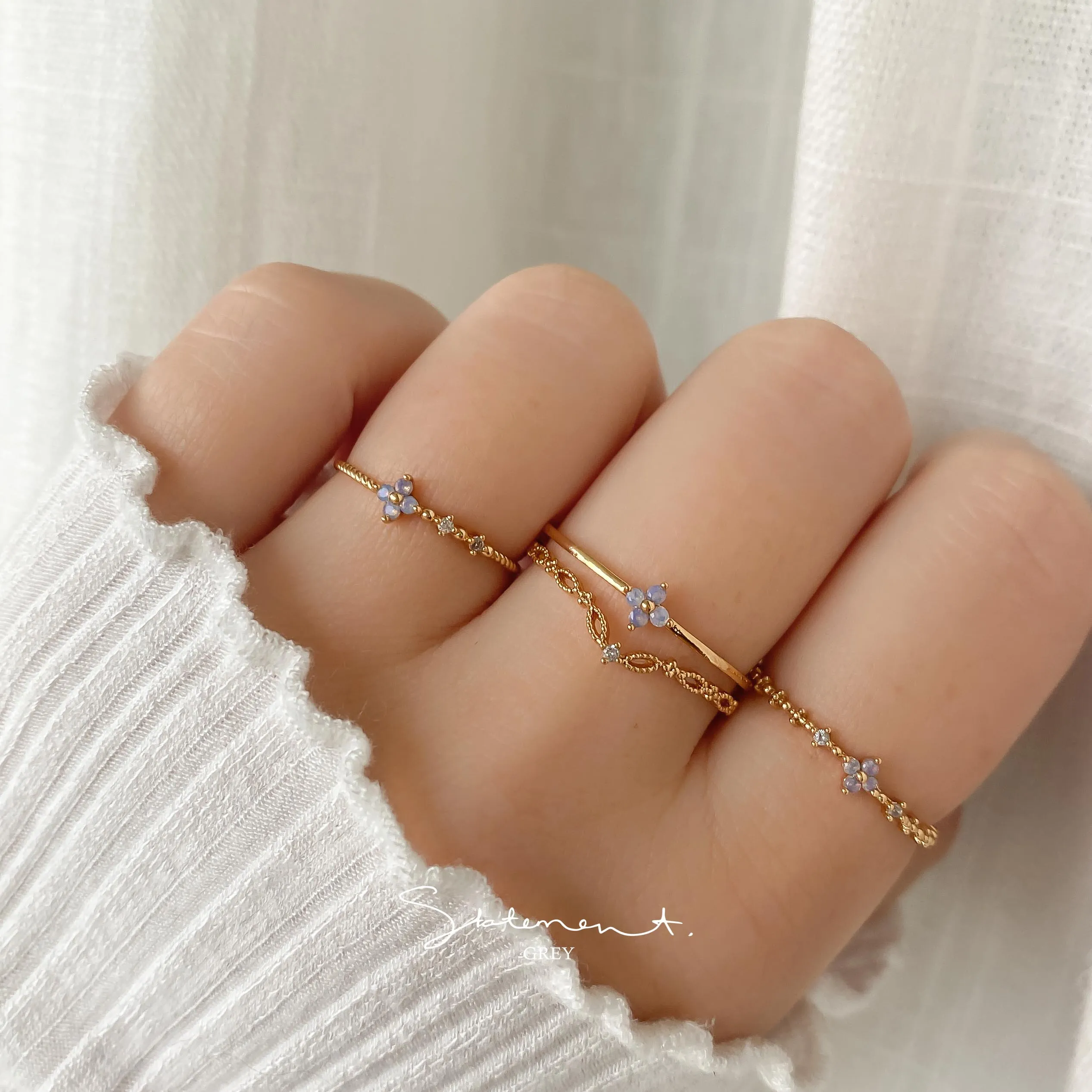 Iris Blossom Ring