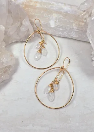 James   Jezebelle | Moonstone Hoop