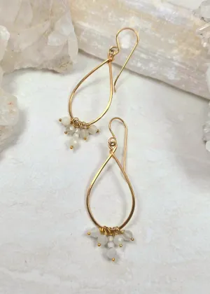 James   Jezebelle | Moonstone Hoops