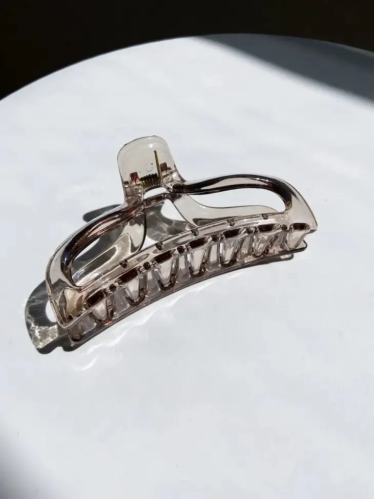 Jelly Translucent Hair Claw Clip