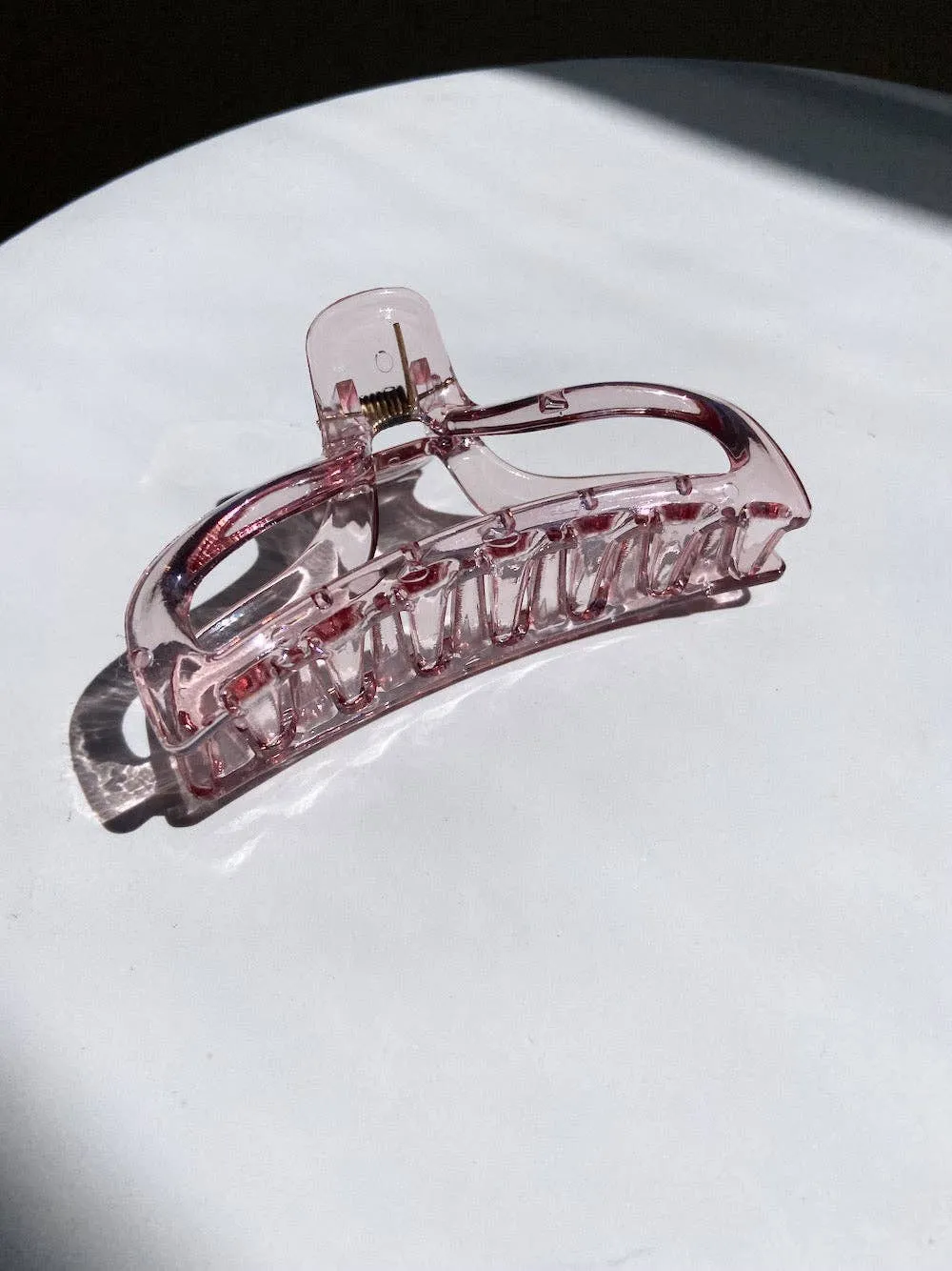 Jelly Translucent Hair Claw Clip