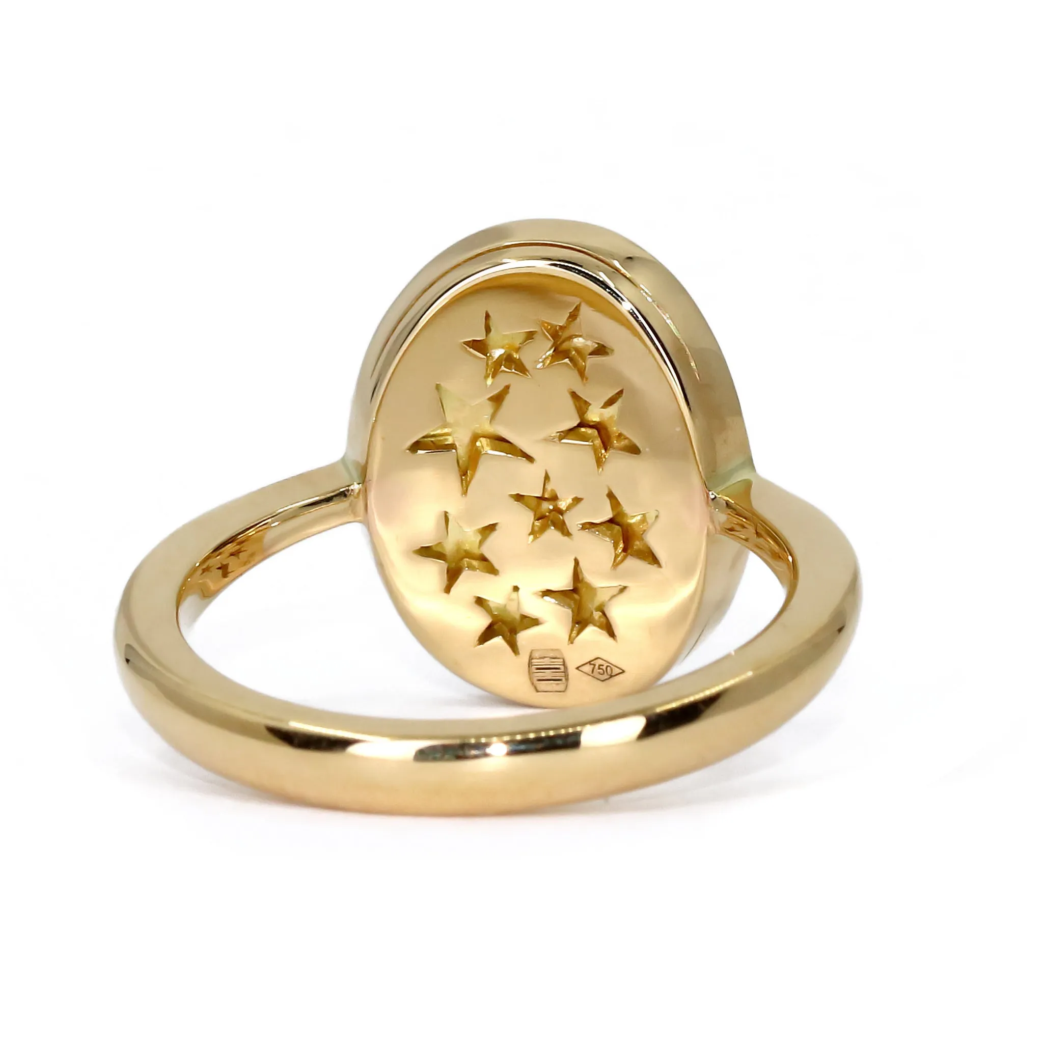 Joke Quick White Yellow Pink Diamond Blue Sapphire Pink Spinel Starstruck Ring