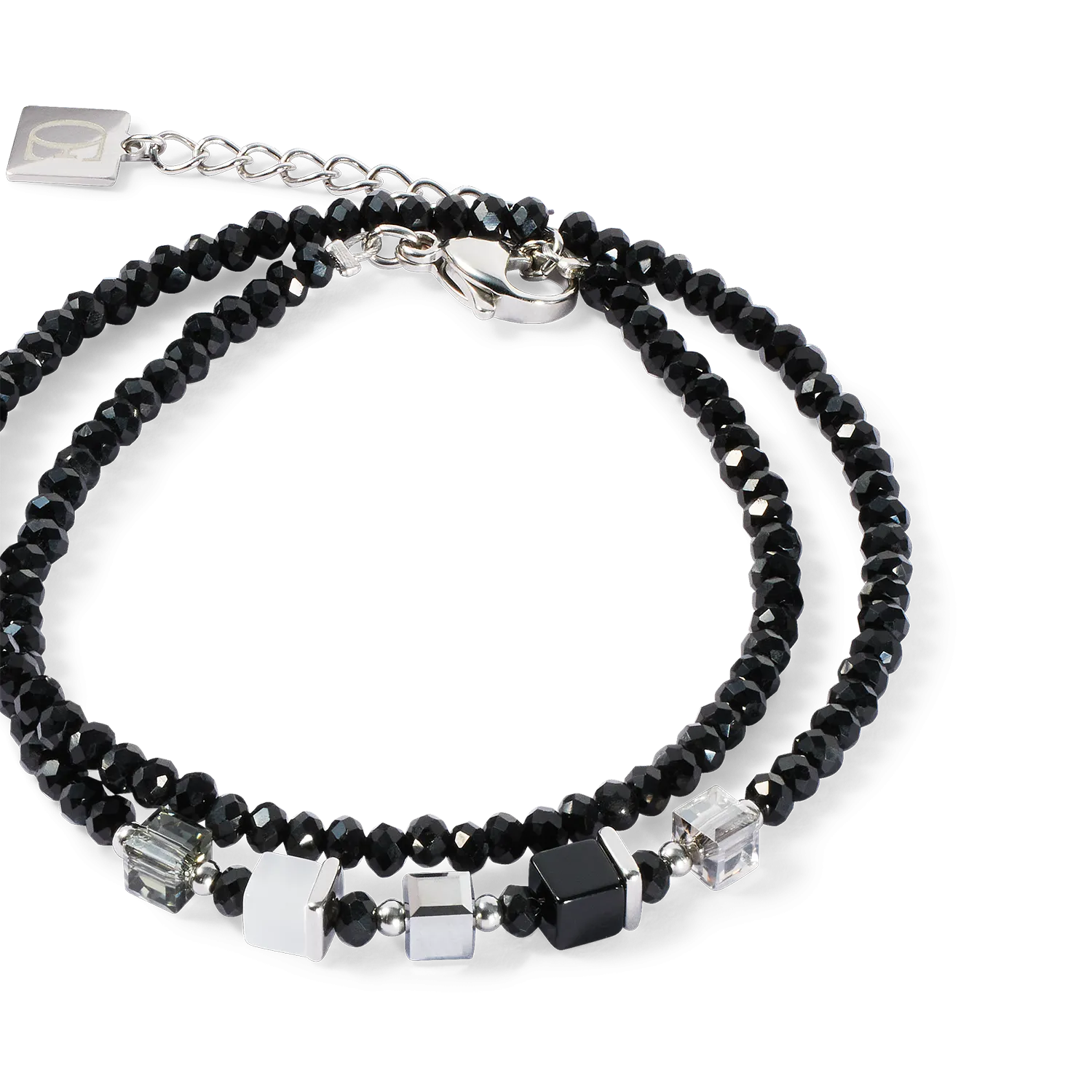 Joyful Colours Update Bracelet silver-black