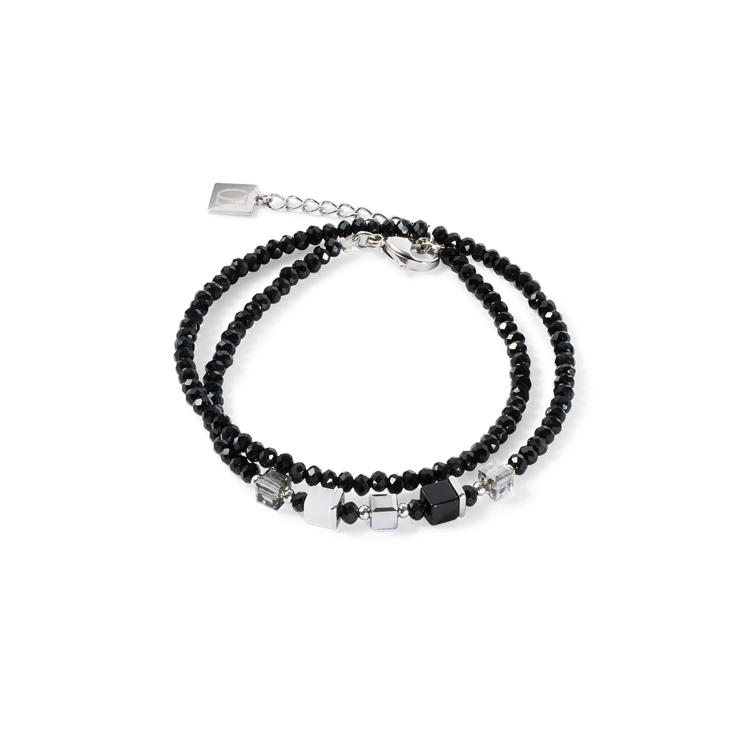 Joyful Colours Update Bracelet silver-black
