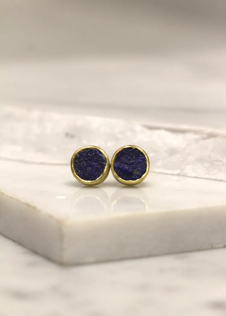 Judi Powers | Lapis Lazuli 18K Studs