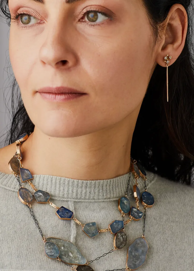 Julie Cohn | Blossom Needle Bronze CZ Earring