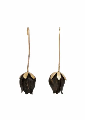 Julie Cohn | Petite Black Rose Earring