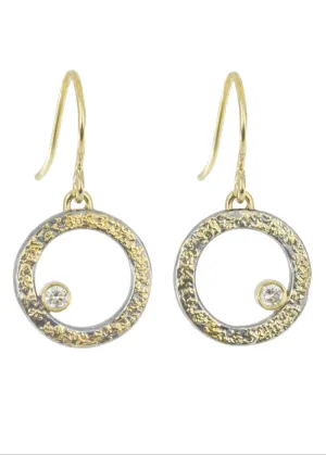 Kate Maller | Dusted   Diamond Orb Earrings