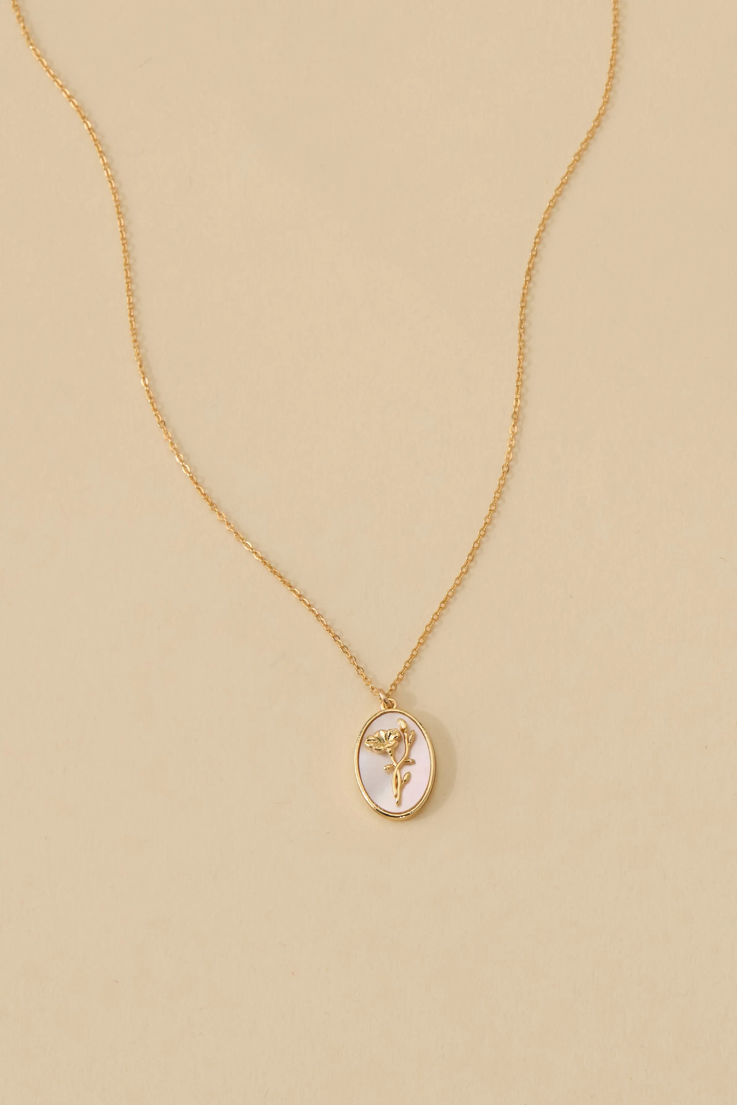 Katrina Birth Flower Necklace