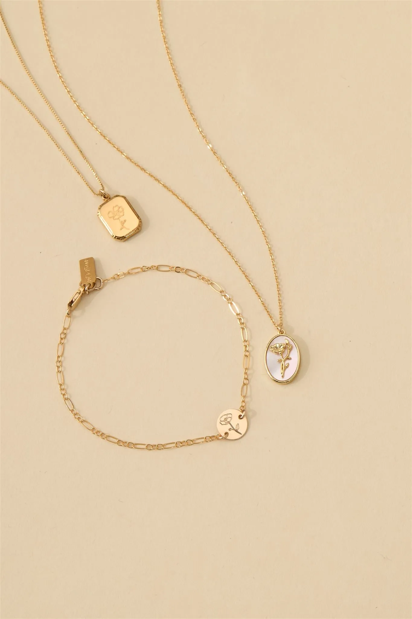 Katrina Birth Flower Necklace