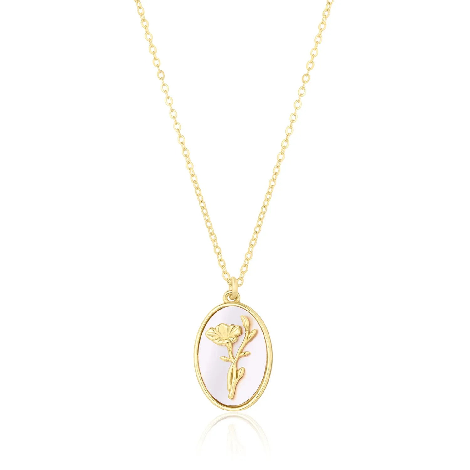 Katrina Birth Flower Necklace