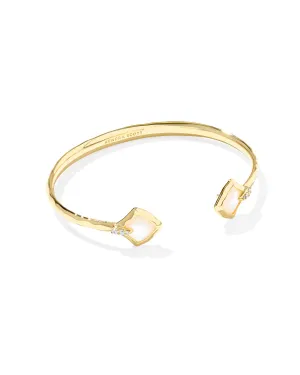 Kendra Scott Joelle Gold Ivory Cuff Bracelet