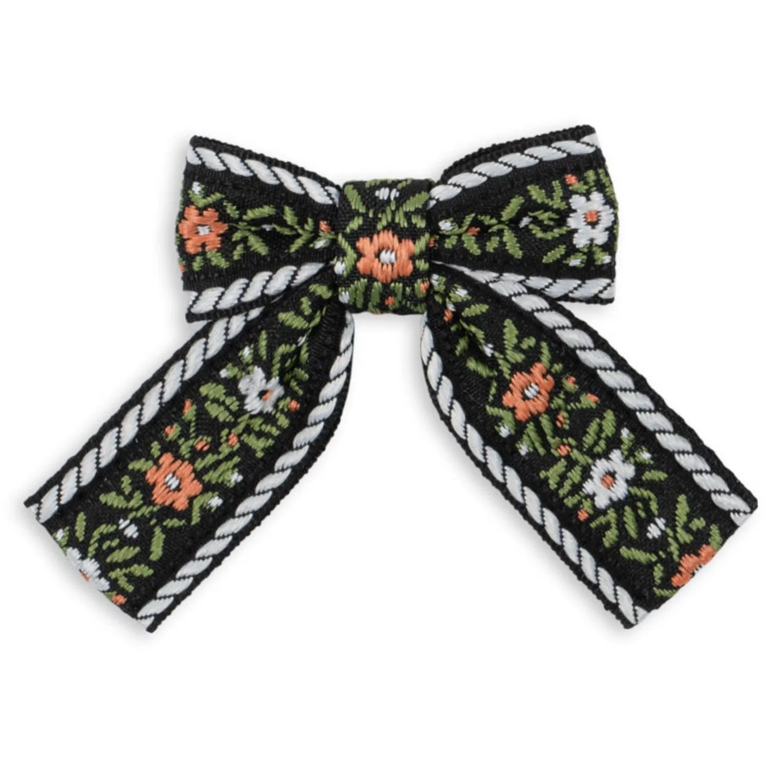 Konges Sl?jd Beige/Black 4 Pack Bow Hair Clips