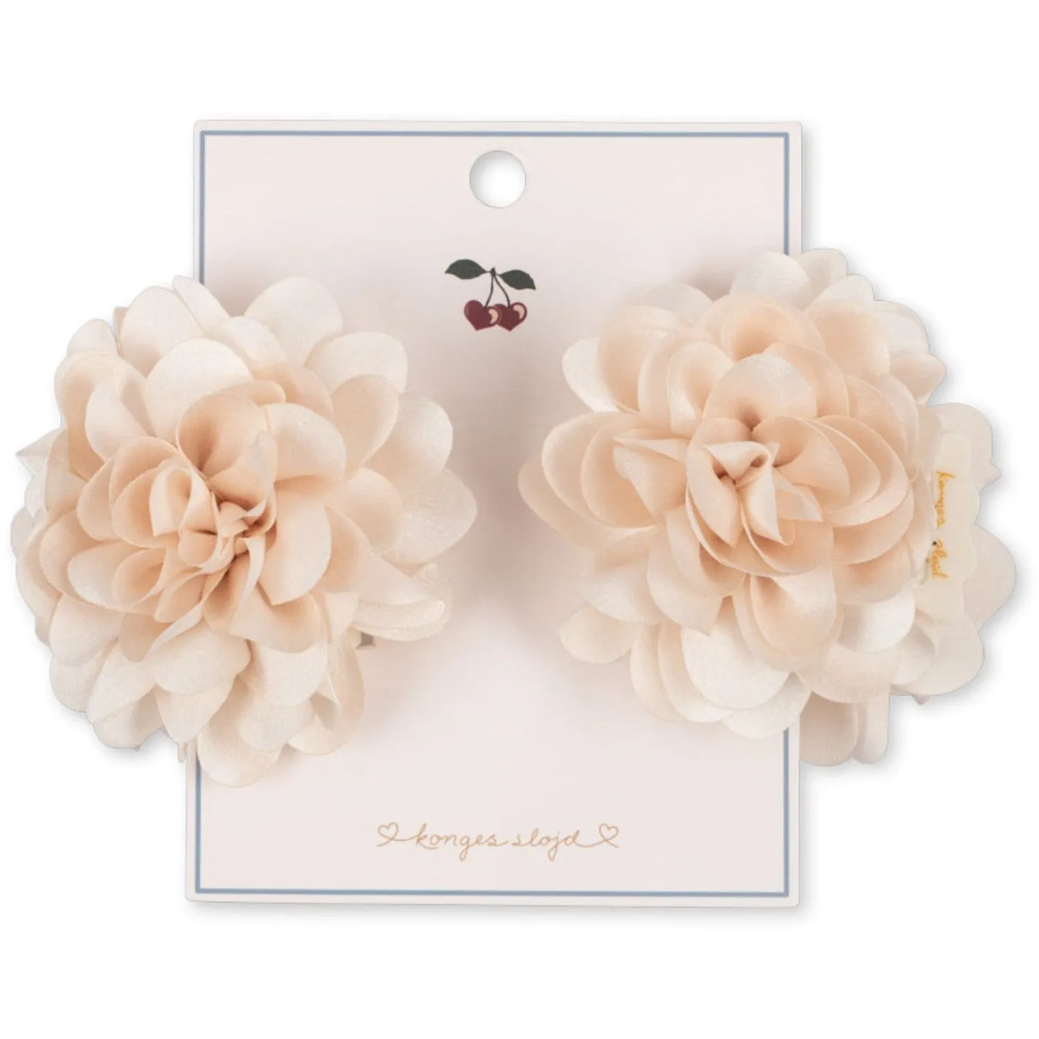 Konges Sl?jd Eggnog Celebration 2 Pack Flower Hair Clip